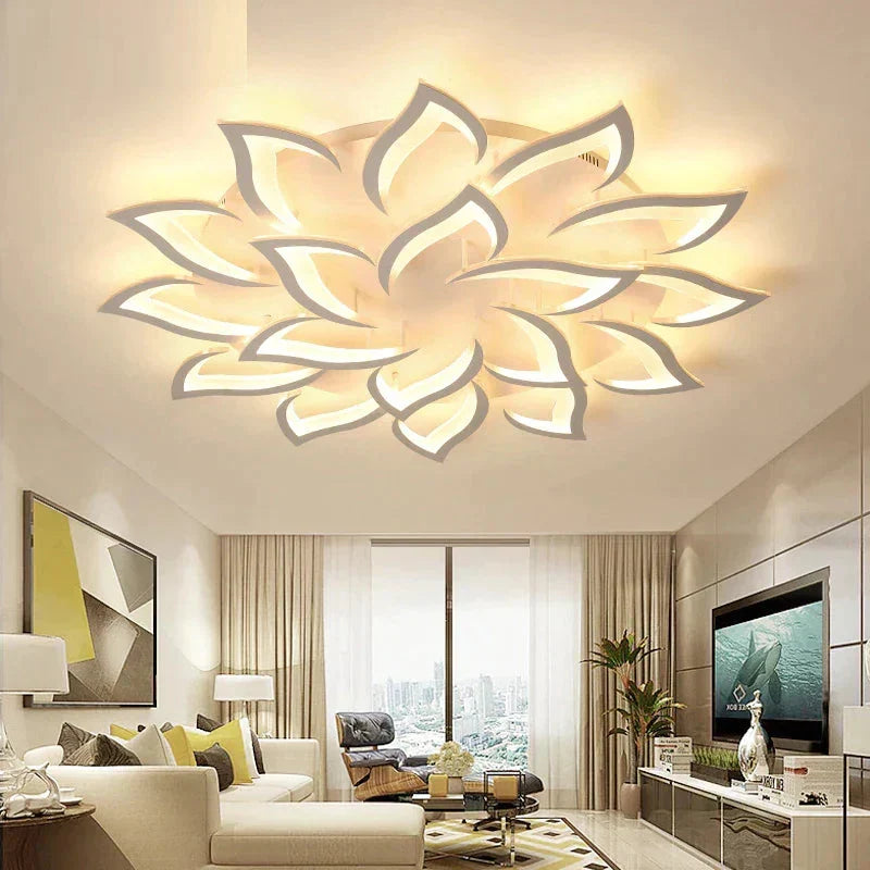 Acrylic Ceiling Lamp Living Room Kitchen Bedroom Modern Remote Control Colorful Atmosphere Ceiling Light Fixture Deco