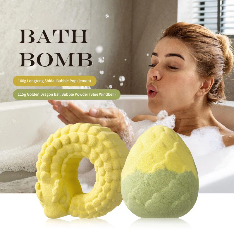 Dragon Shape Bath Bombs, Spa Fizzy Bath Balls for Relaxing Bath