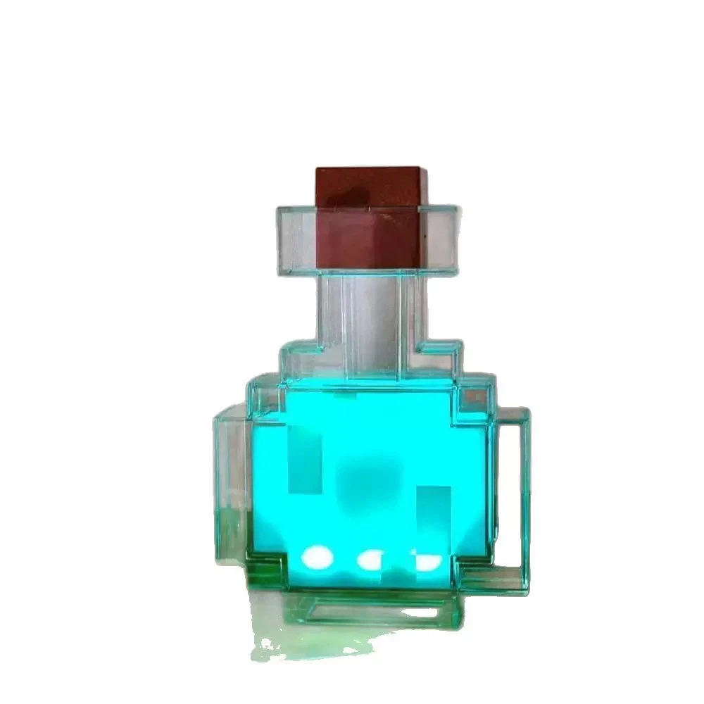 Shake‑Activated 7Color Pixel Potion Bottle LED Night Light