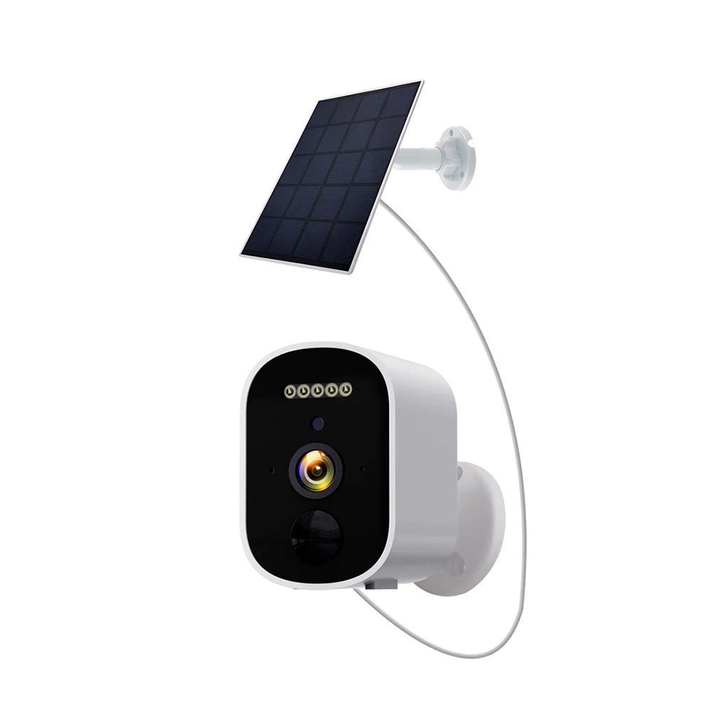 Solar Powered Ultra‑Low Power WiFi Security Camera, Outdoor Wire‑Free Battery Camera, Full‑Color Night Vision, Tuya Smart & Hopeway App Remote View, Human Motion Detection