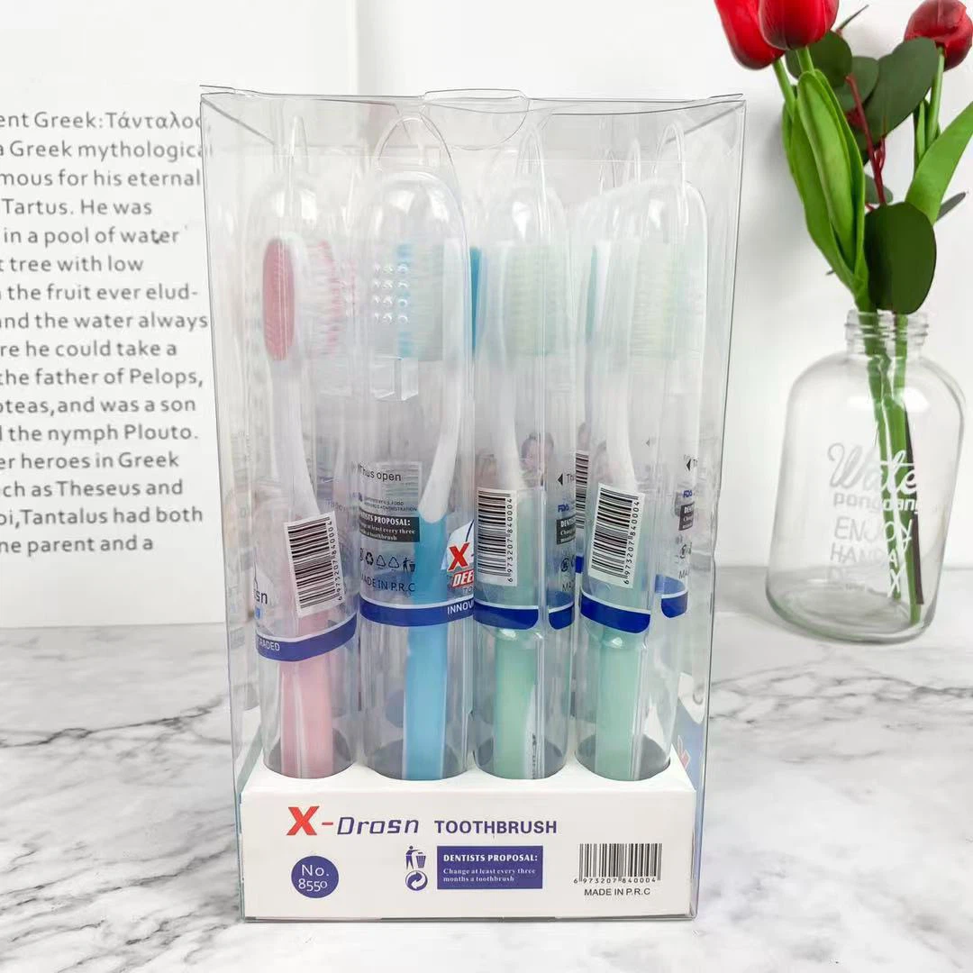 X‑Drosn 2nd‑Gen Upgraded Soft Adult Toothbrush, Individually Cased for Travel & Home