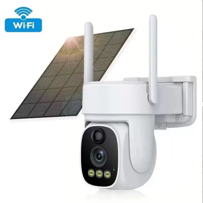 V380 Outdoor Solar WiFi/4G Security Camera, Full‑Color Night Vision, Wireless Home Surveillance