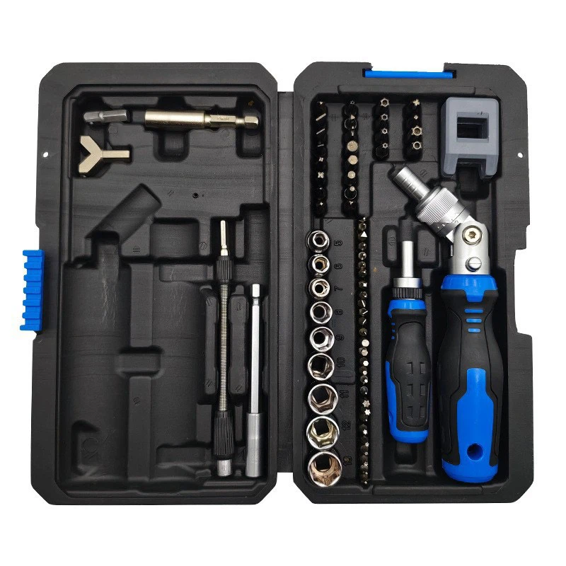 69 in 1 Multi-Angle Ratchet Screwdriver Socket Kit, Household Repair Tool Set