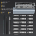 44 in 1 Precision Screwdriver Kit, Magnetic Bits Electronics Repair Tool Set with Plastic Case