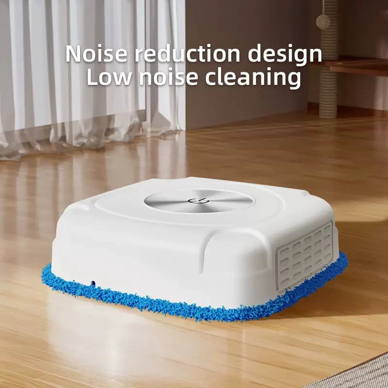 Mini Robot Vacuum Cleaner, Smart Sweeping & Mopping Robot, Wireless Automatic Floor Cleaner with Auto Recharge, Low Noise Home Vacuum for Hard Floors & Carpets