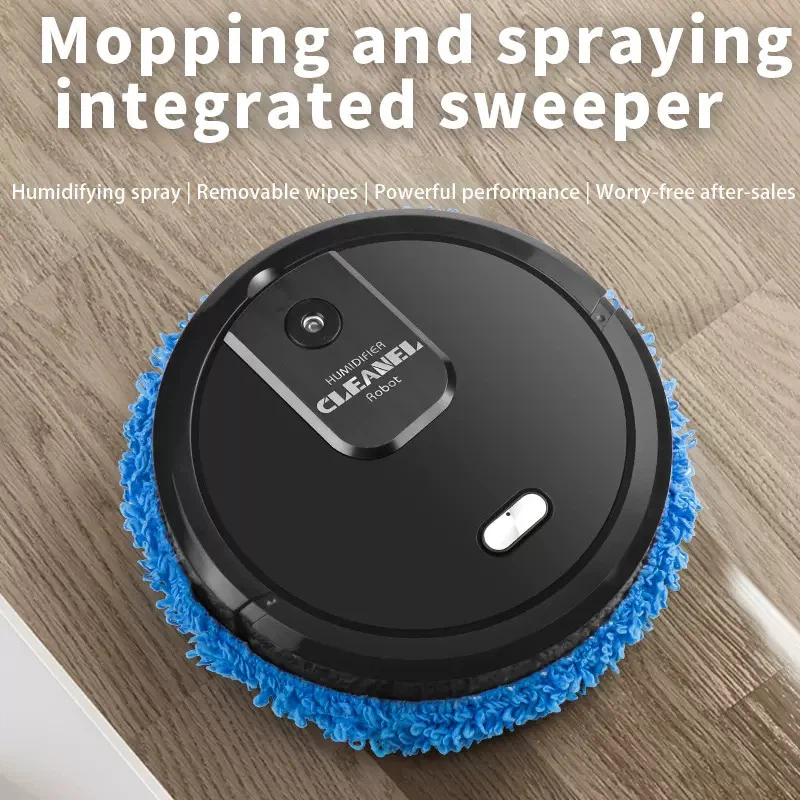 Smart Home Robot Mop, Wet & Dry Mopping Robot, Automatic Floor Cleaner, Lazy Household Sweeping Machine, Gift for Home