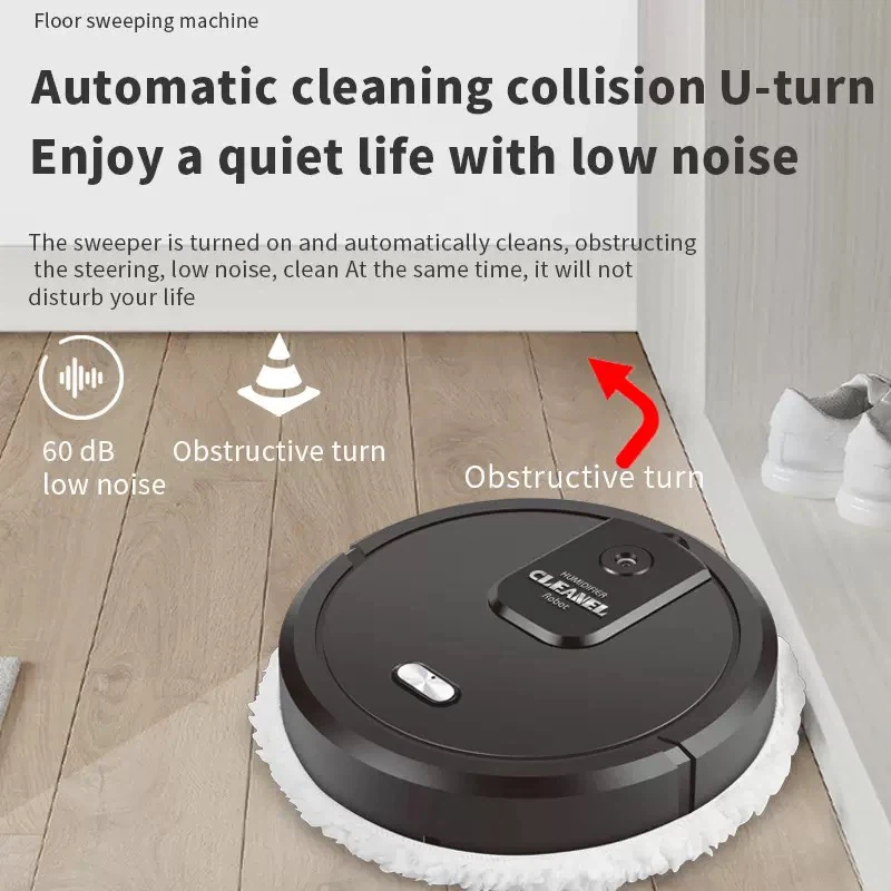 Smart Home Robot Mop, Wet & Dry Mopping Robot, Automatic Floor Cleaner, Lazy Household Sweeping Machine, Gift for Home