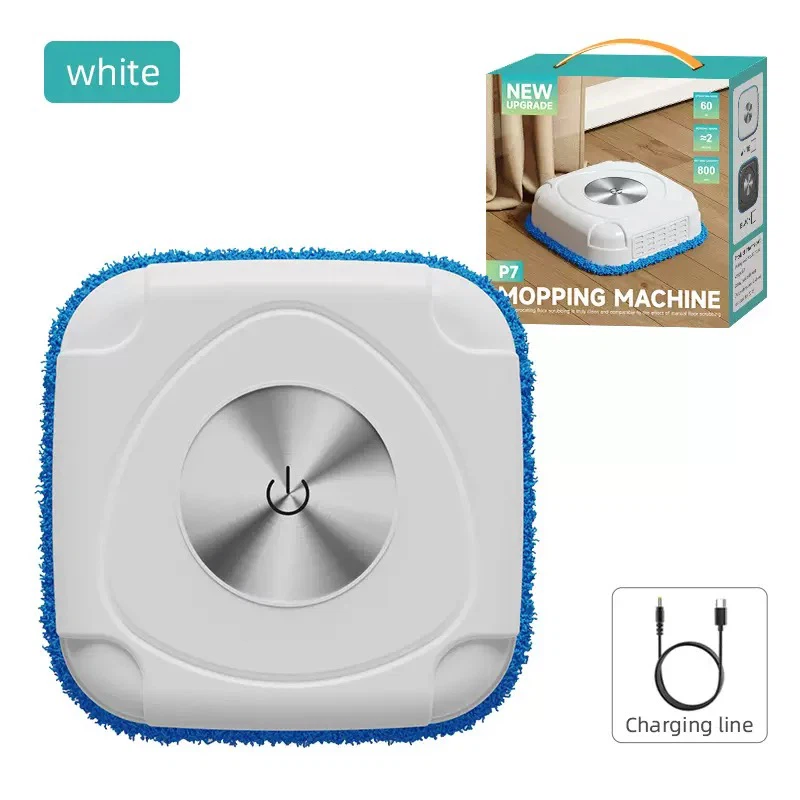 Mini Robot Vacuum Cleaner, Smart Sweeping & Mopping Robot, Wireless Automatic Floor Cleaner with Auto Recharge, Low Noise Home Vacuum for Hard Floors & Carpets