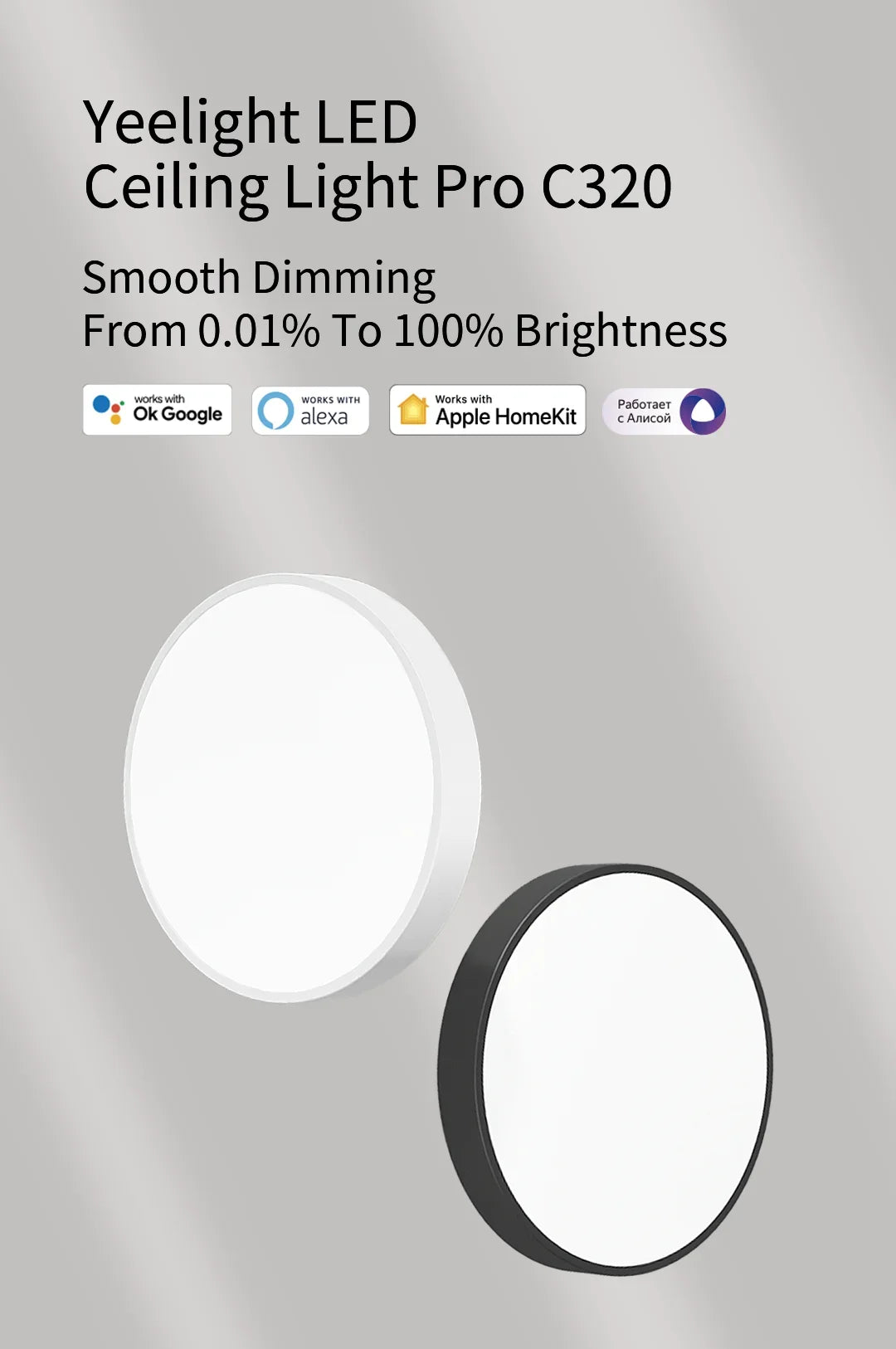 Global version Yeelight Smart LED Ceiling Light PRO Wifi Connection 2700-6500K Dimmable Smart Voice Control For Apple Homekit