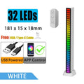LED Ambient Light RGB Table Lamp Bluetooth Music Sync Night Light USB Rechargeable Desk Mood Light for Car PC Gaming Room Decor