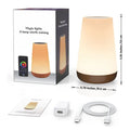Tuya WiFi Smart Table Lamp Dimmable App Voice Control Desk Lamp RGB Touch Lamps Bedroom Night Light Work with Alexa Google Home