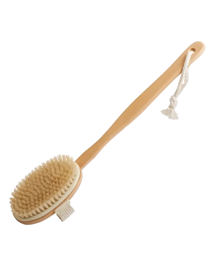 Wooden Body Brush With Handle