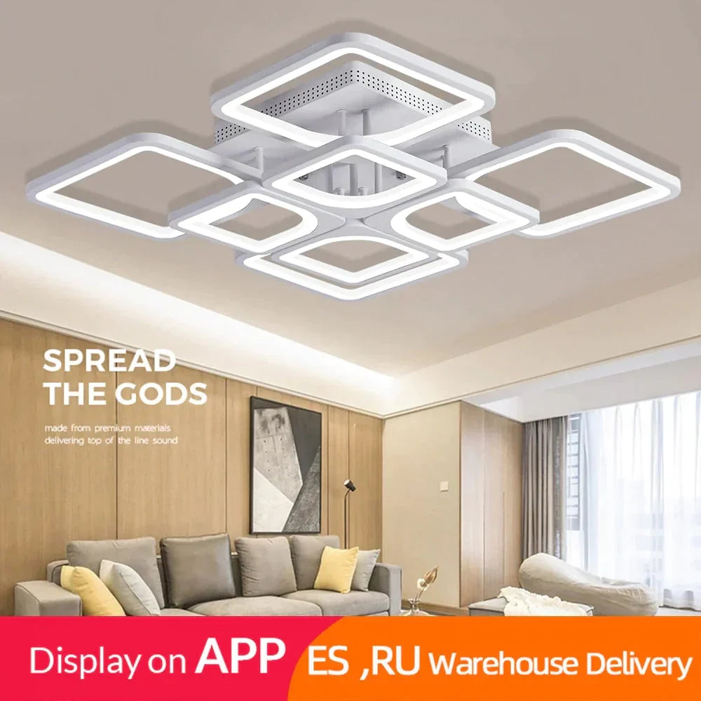 Modern Led Ceiling Lights/ Plafond Lamp Lustre Suspension For Living/ Dining Room Kitchen – Distinctive Design 1