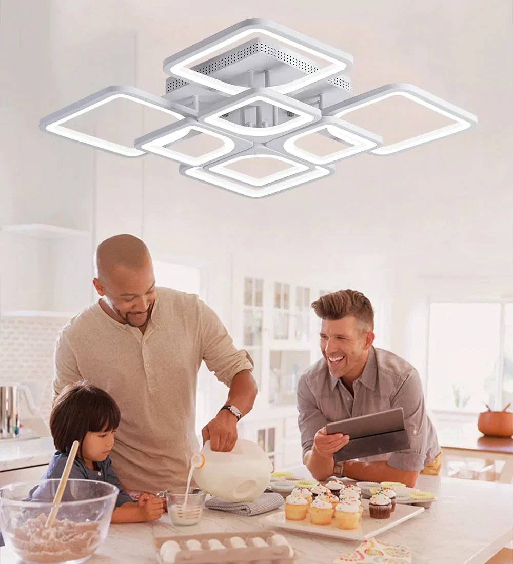 Modern Led Ceiling Lights/ Plafond Lamp Lustre Suspension For Living/ Dining Room Kitchen – Distinctive Design 1