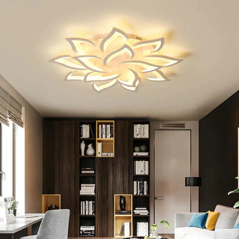 Acrylic Ceiling Lamp Living Room Kitchen Bedroom Modern Remote Control Colorful Atmosphere Ceiling Light Fixture Deco