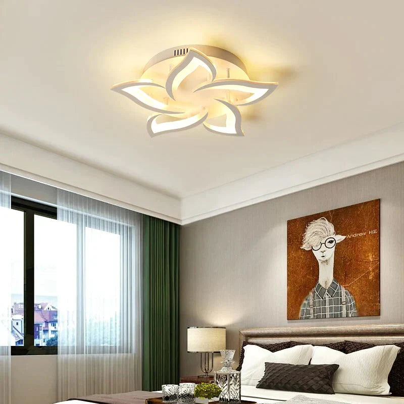 Acrylic Ceiling Lamp Living Room Kitchen Bedroom Modern Remote Control Colorful Atmosphere Ceiling Light Fixture Deco